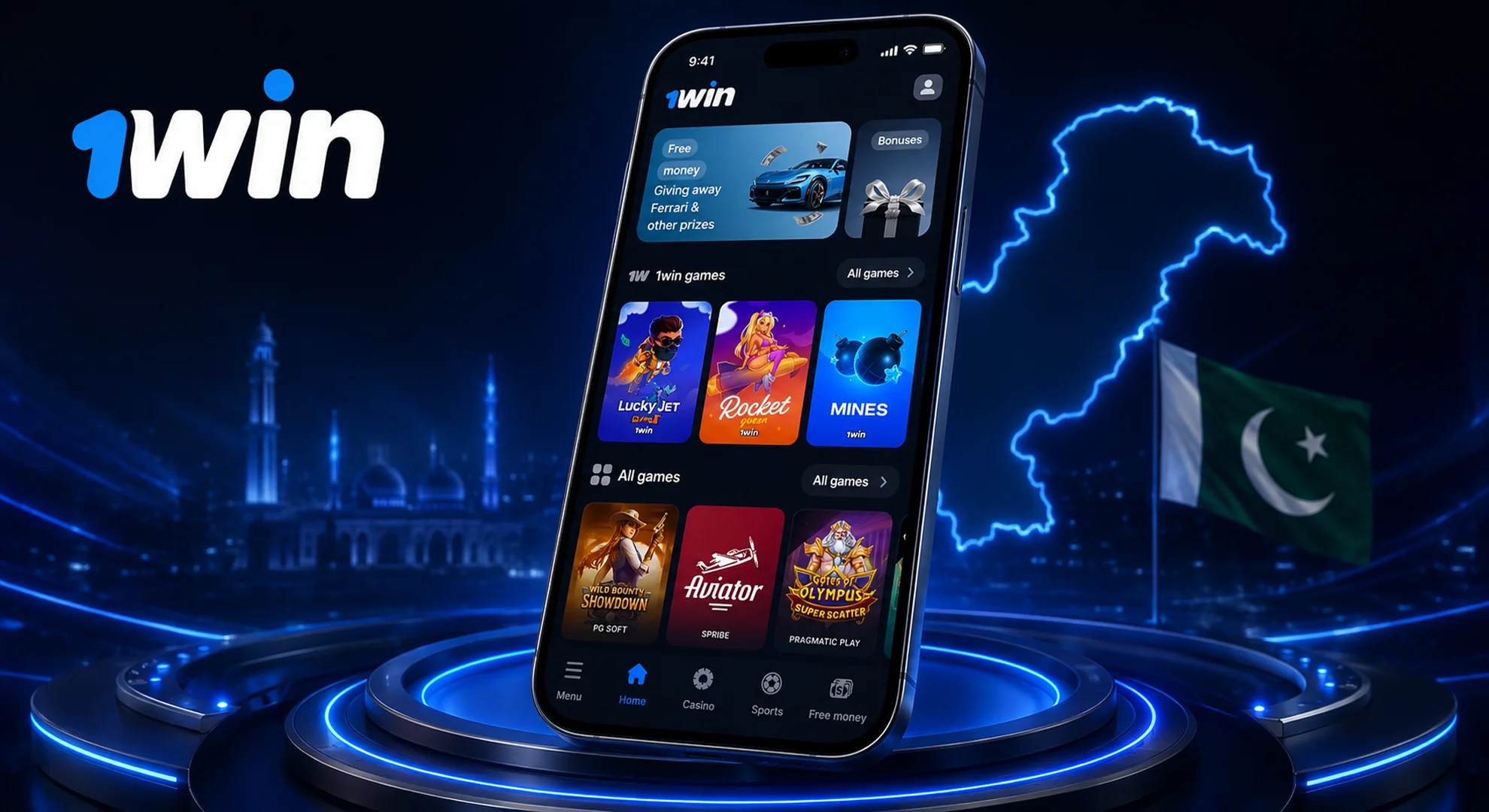 1win app mobile access Pakistan